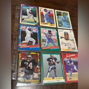 Bo jackson baseball cards